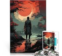 Jigsaws 1000 Pieces for teenagers Anime Wandering River Man Schwierig und herausfordernd Geschenk zum Geburtstag38x26cm