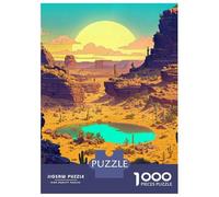 Jigsaws 1000 Pieces for Teenagers Arid Expanses Jigsaws for Adults Brain Teaser Game A Work of Art Great Gift for Gaming 70x50cm/1000pcs