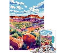 Jigsaws 1000 Pieces for Teenagers Arizona Wild West Desert Landscape for Educational Game Challenge Toy for Educational Game Difficult Hard Art Work Gifts (size 38x52cm)