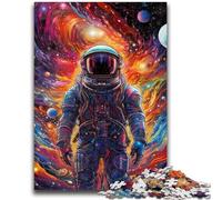 Jigsaws 1000 Pieces for Teenagers Artistic Astronauts Jigsaw,Educational Games Home Decoration Birthday Present, Gifts, Wall Art (38x26cm)