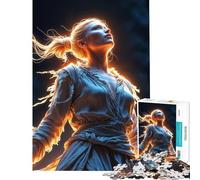 Jigsaws 1000 Pieces for Teenagers Ascension of Light Help The Brain Exercise A Work of Art Fun Games Suitable for Ages 14 And Up (50x75cm)