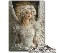 Jigsaws 1000 Pieces for Teenagers Beautiful Angel 1000 Piece Puzzle,Educational Games Home Decoration Birthday Present, Gifts, Wall Art (75x50cm)