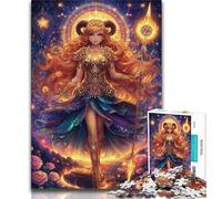 Jigsaws 1000 Pieces for Teenagers Beautiful Anime Girl 1000 Pieces for Adults,Learning Educational Toys Family Games Unique Birthday And Gifts 26x38cm