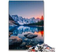 Jigsaws 1000 Pieces for Teenagers Beautiful Mountains And Lakes Challenging To Complete But Fun And Humorous Birthday Present, Gifts, Wall Art 38x26cm