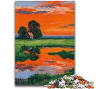 Jigsaws 1000 Pieces for Teenagers Beautiful Sunrise Decompressing Intellectual Educational Toy Great Gifts And Toys 26x38cm