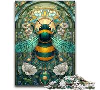 Jigsaws 1000 Pieces for Teenagers Bee for And 14 Years And over Educational Challenge Fun Activities at Home, Birthday Gifts, Travel Gifts 38x26cm