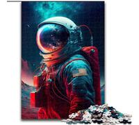 Jigsaws 1000 Pieces for Teenagers Beyond The Stars Astronaut, for And 14 Years And over for Educational Game Challenge Toy Gift for Birthdays (Size 26x38cm)