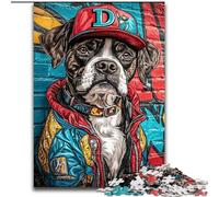Jigsaws 1000 Pieces for Teenagers Boxer Dog, for And from 14 Years And over Educational Learning Toys Family Games Birthday Present (Size 26x38cm)