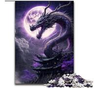 Jigsaws 1000 Pieces for Teenagers Brave Dragon, for 14+ Challenging Game As A Gift for The Whole Family And Friends (Size 26x38cm)