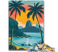 Jigsaws 1000 Pieces for Teenagers Brazilian Paradise Challenging To Complete But Fun And Humorous Birthday Present, Gifts, Wall Art (size 50x70cm)