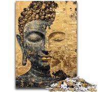 Jigsaws 1000 Pieces for Teenagers Buddha Art Family Game Stress Reliever Difficult Challenge Suitable for Couples 50x75cm