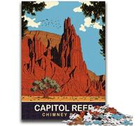 Jigsaws 1000 Pieces for Teenagers Capital Reef National Park for And 14 Years And over Educational Challenge Fun Activities at Home, Birthday Gifts, Travel Gifts (size 50x70cm)