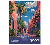 Jigsaws 1000 Pieces for Teenagers Casablanca, Morocco Travel Jigsaw Toy Wall Decor Staycation Kill Time Gifts for Friends And Family 52x38cm/1000pcs