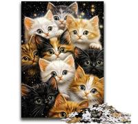 Jigsaws 1000 Pieces for Teenagers Cat Challenging To Complete But Fun And Humorous Birthday Present, Gifts, Wall Art 38x26cm