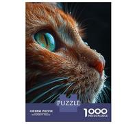 Jigsaws 1000 Pieces for Teenagers Cat Eye Jigsaws for Adults Brain Teaser Game A Work of Art Great Gift for Gaming 38x26cm/1000pcs