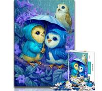 Jigsaws 1000 Pieces for Teenagers Chicken Holding An Umbrella Teenager Puzzles,learning Educational for Is Ideal As A Gift for The Whole Family (size 75x50cm)