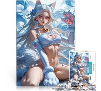 Jigsaws 1000 Pieces for teenagers Christmas Furry Anime Girl Für Familienspaß Künstlersammlung, Bildende Kunst38x26cm