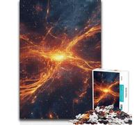 Jigsaws 1000 Pieces for Teenagers Cosmic Firestorm Unique Challenge Game Family Activities Birthday Gift (38x52cm)