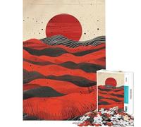 Jigsaws 1000 Pieces for Teenagers Crimson Tides Jigsaw for Adults Relaxing Games Stress Reliever Great Gifts for Gaming (size 50x75cm)