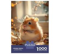 Jigsaws 1000 Pieces for Teenagers Cute Hamster Holding A Seed Jigsaw Toy Wall Decor Staycation Kill Time Gifts for Friends And Family 70x50cm/1000pcs