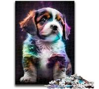 Jigsaws 1000 Pieces for Teenagers Cute Universe Puppy Help The Brain Exercise Addictive Toys to Cultivate Patience Wall Decoration 50x75cm