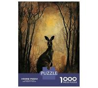 Jigsaws 1000 Pieces for Teenagers Desolate Kangaroo Adult Jigsaw Puzzle Anti-Stress Toys Stress Reliever Gifts for Friends And Family 52x38cm/1000pcs
