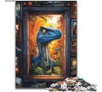 Jigsaws 1000 Pieces for Teenagers Dinosaur Collage, for And from 14 Years And over Educational Learning Toys Family Games Birthday Present (Size 26x38cm)
