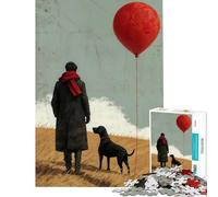 Jigsaws 1000 Pieces for Teenagers Dog Lover Help The Brain Exercise A Work of Art Fun Games Suitable for Ages 14 And Up (38x26cm)