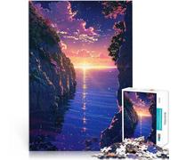 Jigsaws 1000 Pieces for teenagers Dusks Ocean Whispers Herausforderndes Spiel eignet sich ideal als Geschenk für die ganze Familie52x38cm
