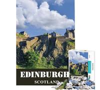 Jigsaws 1000 Pieces for Teenagers Edinburgh Scotland Travel Challenging To Complete Learning Educational Family Game for And from 14 Years And over (38x52cm)
