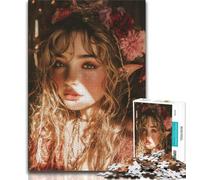 Jigsaws 1000 Pieces for Teenagers Elf Girl Adult Jigsaw,Fun Games Every Piece Is Unique - Challenging Family Fun Game (size 75x50cm)