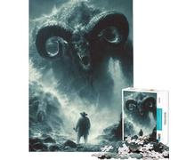 Jigsaws 1000 Pieces for Teenagers Epic Boss Fight Educational Games Learning Educational Toys Gifts Birthday Home Decoration (size 50x75cm)