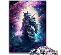 Jigsaws 1000 Pieces for Teenagers Epic Japanese Samurai Help The Brain Exercise Addictive Toys to Cultivate Patience Wall Decoration 26x38cm