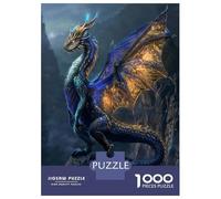 Jigsaws 1000 Pieces for Teenagers Ethereal Starfall Dragon Jigsaw Toy Wall Decor Staycation Kill Time Gifts for Friends And Family 38x26cm/1000pcs