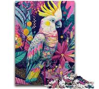 Jigsaws 1000 Pieces for Teenagers Fantasy Budgie Puzzles,Stress Reliever Staycation Kill Time Wishlist with Santa Claus (38x26cm)