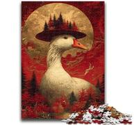 Jigsaws 1000 Pieces for Teenagers Fantasy Duck Teenager Puzzles,Brain Intelligence Challenge Addictive Toys for Home Decoration (38x26cm)