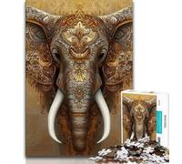 Jigsaws 1000 Pieces for Teenagers Fantasy Elephant 1000 Piece Puzzle,Educational Stress Relief Toy Gifts for Friends And Family (size 38x26cm)