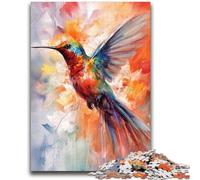 Jigsaws 1000 Pieces for Teenagers Fantasy Hummingbird 1000 Piece Puzzle,Stress Reliever Staycation Kill Time Wishlist with Santa Claus (75x50cm)