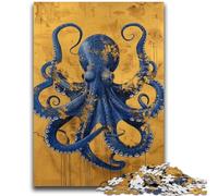 Jigsaws 1000 Pieces for Teenagers Fantasy Octopus 1000 Piece Puzzle,Educational Games Home Decoration Birthday Present, Gifts, Wall Art (75x50cm)