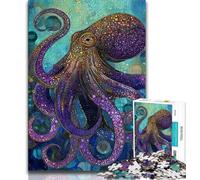 Jigsaws 1000 Pieces for Teenagers Fantasy Octopus 1000 Pieces for Teenagers,is Ideal As Gifts for The Whole Family Suitable for And 14 (size 38x26cm)