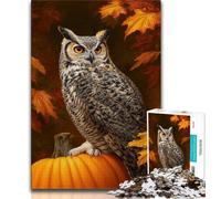 Jigsaws 1000 Pieces for Teenagers Fantasy Owl 1000 Piece Puzzle,Educational Stress Relief Toy Gifts for Friends And Family (size 38x26cm)