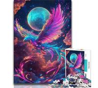 Jigsaws 1000 Pieces for Teenagers Fantasy Phoenix 1000 Pieces for Teenagers,Interesting Stress Reduction Parent-child Interaction 75x50cm