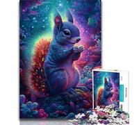 Jigsaws 1000 Pieces for Teenagers Fantasy Squirrel, Stress Reliever Difficult Challenge,Secret Santa Gifts for And Age 14 38x26cm