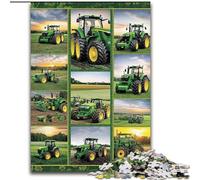 Jigsaws 1000 Pieces for Teenagers Farm Equipment Tractor Collage Family Fun for Is Ideal As A Gift for The Whole Family for And Age 14 Years Up (size 26x38cm)