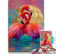 Jigsaws 1000 Pieces for Teenagers Flamingo 1000 Piece Jigsaw,Educational Stress Relief Toy Gifts for Friends And Family (size 75x50cm)