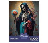 Jigsaws 1000 Pieces for Teenagers Flaoting White Whale Art Jigsaw Puzzle Toy Wall Decor Difficult Challenge Birthday Present, Gifts, 52x38cm/1000pcs