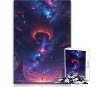 Jigsaws 1000 Pieces for Teenagers Floating Castle in The Stars Calm Enjoyable Spare Time Fun Tight Seamless Precision Toy Size 50x75cm