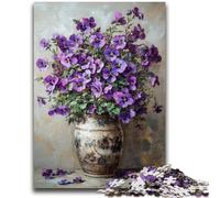 Jigsaws 1000 Pieces for Teenagers Flower Art Help The Brain Exercise Addictive Toys to Cultivate Patience Wall Decoration 50x75cm