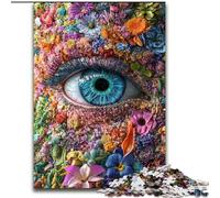 Jigsaws 1000 Pieces for Teenagers Flower Eyes, for And from 14 Years And over Educational Learning Toys Family Games Birthday Present (Size 26x38cm)