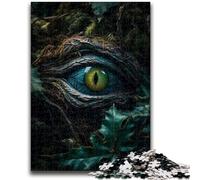 Jigsaws 1000 Pieces for Teenagers Forest Dragons Emerald Eye Help The Brain Exercise Addictive Toys to Cultivate Patience Wall Decoration 26x38cm